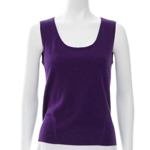 Luisa Spagnoli - Cashmere Scoop Neck Top - XS